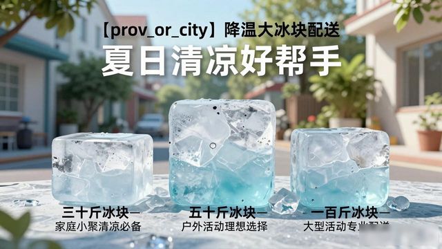 西湖降温大冰块配送 夏日清凉好帮手