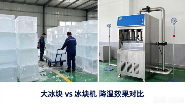 大冰块和冰块机哪个更划算_西湖车间防暑降温大冰块_车间大冰块降温效果怎么样
